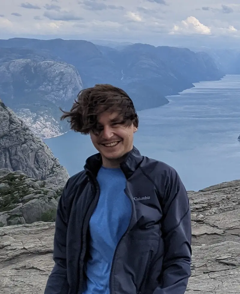 A picture of Conrad in Norway